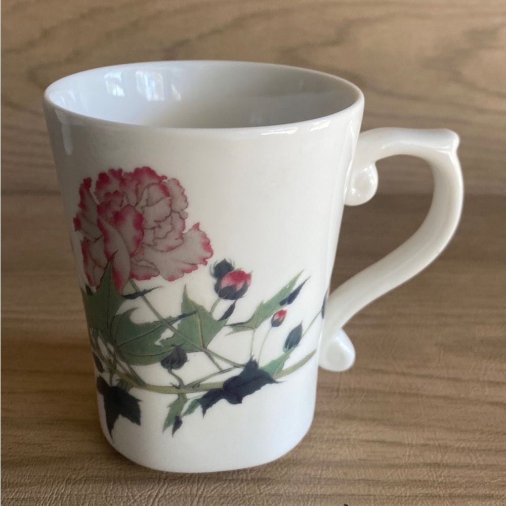 Teavana Ceramics Tea Cup Flower Pink Floral Chang Hsitsun Exclusive Collection